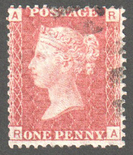 Great Britain Scott 33 Used Plate 161 - RA - Click Image to Close